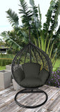 Primo Charcoal Indoor Outdoor Replacement Cushion for Egg Chair