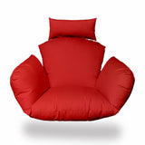 Primo Red Indoor Outdoor Replacement Cushion for Egg Chair