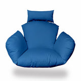 Primo Ocean Blue Indoor Outdoor Replacement Cushion for Egg Chair