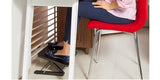 Black Adjustable Under Desk Ergonomic Foot Rest