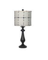 Black Candlestick Tribal Arrows Shade Table Lamp