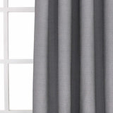 Set of Two 96"  Silver Metallic Textured Window Panels