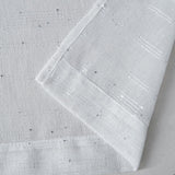 Set of Two 96"  White Shimmery Window Curtain Panels