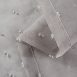 96? Gray Ribbon Embellished Window Curtain Panel