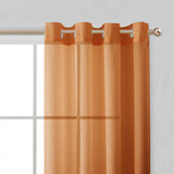Set of Two 84"  Rust Solid Modern Window Panels