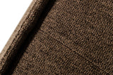 Modern Chocolate Brown Floor Pillow Modular Sectional Sofa