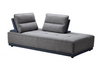 Blue and Gray Ultimate Lounger Modular Sectional Sofa