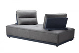 Blue and Gray Ultimate Lounger Modular Sectional Sofa