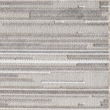 3? x 5? Gray Abstract Striped Indoor Outdoor Area Rug