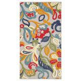 5? x 7? Multi Jacobean Floral Indoor Outdoor Area Rug