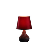 11? Stylish Red Glass Mosaic Table Lamp