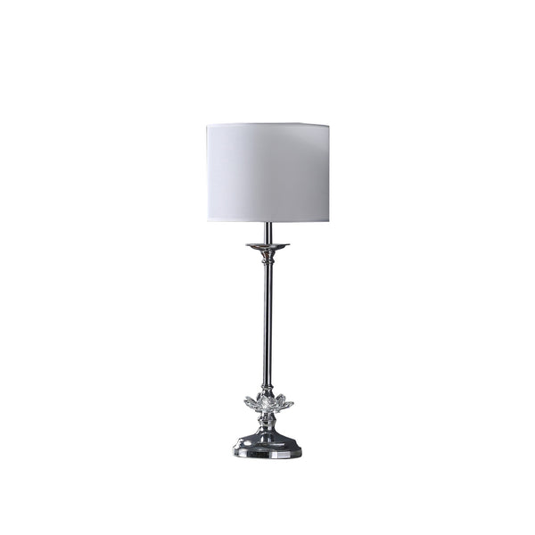 26? Stylish Floral Crystal And Metal Table Lamp