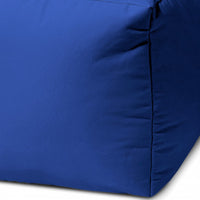 17  Cool Primary Blue Solid Color Indoor Outdoor Pouf Ottoman