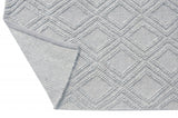 5? x 7? Gray Diamond Lattice Modern Area Rug