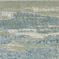 5? x 8? Blue Sage Impressionistic Ocean Area Rug