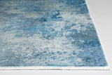 5? x 8? Blue White Abstract Sky Area Rug