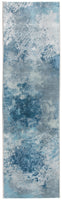 8? x 10? Blue White Abstract Sky Area Rug