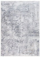 2? x 7? Gray Distressed Marble Runner Rug