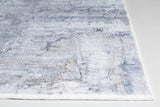 2? x 7? Gray Distressed Marble Runner Rug