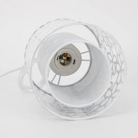 Retro White Floral Pendant Ceiling Lamp
