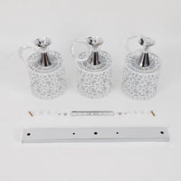 Retro White Floral Pendant Ceiling Lamp