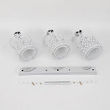 Retro White Floral Pendant Ceiling Lamp