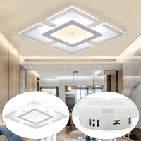 White Modern Acrylic LED Square Ceiling Light