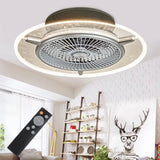 Luxurious Gold LED Ceiling Lamp And Fan