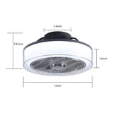 Industrial Ceiling Fan and Light