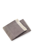 Soft Taupe Links Pattern Throw Blanket