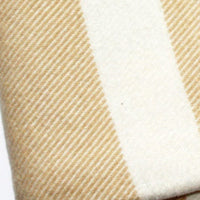 Plush Multi Beige Plaid Throw Blanket with Tassels