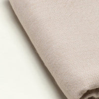 Sand Brown Soft Acrylic Herringbone Throw Blanket