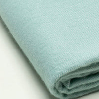 Seafoam Green Soft Acrylic Herringbone Throw Blanket