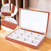 Maple Brown Classy Wooden Jewelry Organizer Box