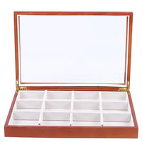 Maple Brown Classy Wooden Jewelry Organizer Box