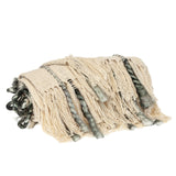 Olive and Beige Textured Woven Handloom Throw