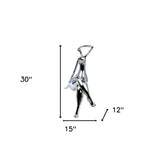 Silver Strike a Pose Large Sculpture