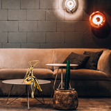 Gold Women Posing Sculpture