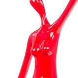 Red Strike a Pose Sculpture