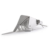 Aluminum 5" Medium Rat Origami Geometric Sculpture