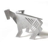 Aluminum 5" Aries Zodiac Origami Geometric Sculpture