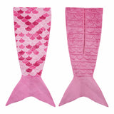 Pink Mermaid Tail Weighteded Throw Blanket