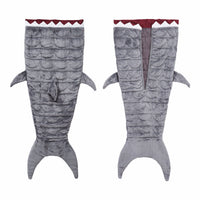 Grey Shark Weighted Throw Blanket