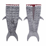 Grey Shark Weighted Throw Blanket