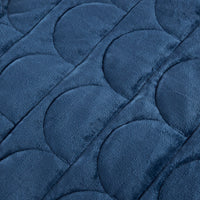 Navy Blue Shark Weighted Throw Blanket