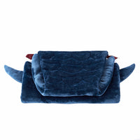 Navy Blue Shark Weighted Throw Blanket