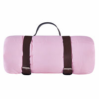 Pink Travel Weight Microfiber Throw Blanket