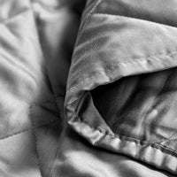 Grey Bamboo Weighted Breathable Throw Blanket