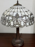 24" Stained Glass Two Light Stained Glass Two Light Accent Table Lamp