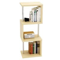 Modern and Unique Four Tier Bookshelf Shelving Unit